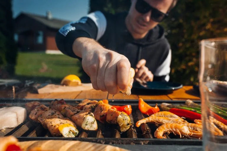 Cooking on My BBQ Table
